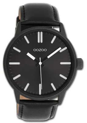 Obrázok produktu pre Hodinky Oozoo pre pánov, model D3UOC11404, s koženým remienkom a analógovým ciferníkom