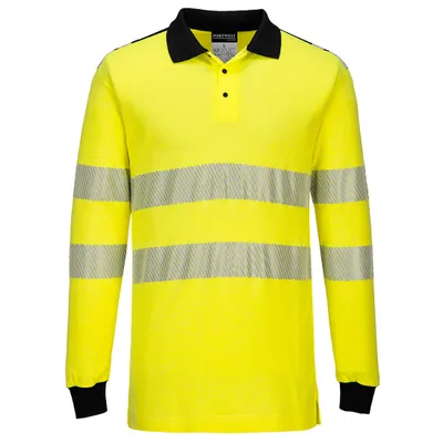 Immagine prodotto di Portwest FR702 WX3 Polo ignifuga ad alta visibilità giallo/nero taglia XXL