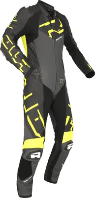 Produktbild von Richa Stradale GP 1-Teiler Motorrad Lederkombi, schwarz/grau/gelb, 54