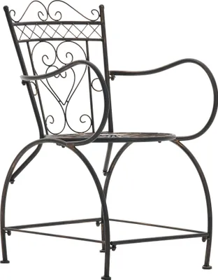 Produktbild von CLP Stuhl Sheela mit geschwungenen Armlehnen bronze