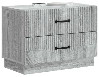 Obrázek produktu pro Noční skříňka Šedá sonoma 62 x 34,5 x 44,5 cm Kompozitní dřevo