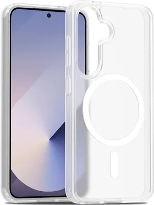 Produktbild von Magnetisch Hülle für Samsung Galaxy S25 / S24, Kompatibel mit MagSafe, Transluzente Matt Rückseite Stoßfeste Handyhülle Transparent