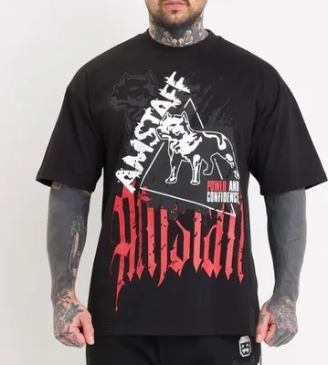 Obrázek produktu pro Pánské tričko Amstaff Cyrak T-Shirt Black - L