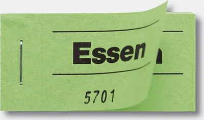 Produktbild von Blockgutscheine weiß unbedr. 701281 Bk100Abr.