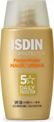 Obrázok produktu pre Isdin Fusion Water Urban Photoprotector Creme Spf30 Anti-Pollution Ultra Light 50Ml