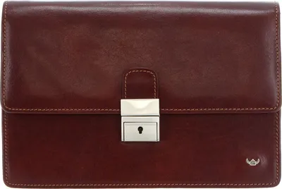 Immagine prodotto di Golden Head Pelle cartella Colorado Classic Mens Bag Retractable Handle Tabacco marrone