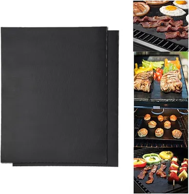 Obrázok produktu pre Iné príslušenstvo ku grilu BBQ Grilovacia podložka, odolná do 500°C, 40 x 33 cm, opakovane použiteľná, na