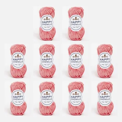 Image de 10x DMC Happy Chenille - Fil de velours 100% polyester (Color 13)