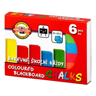 Immagine prodotto di Gesso quadrato 6 colori Koh-i-noor