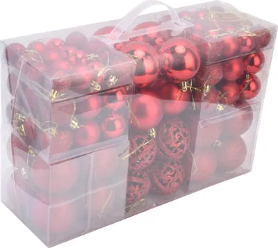 Image de 100pcs Boule de Noël -Ornements Shatter -Hanging -B?lle décorée pour la fête de l'arbre