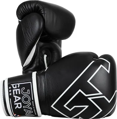Produktbild von Joya Strike Boxhandschuhe - Leder - Schwarz/Weiß - 16 oz.