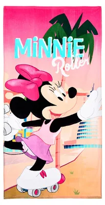 Produktbild von Minnie Mouse Badetuch 70x140 cm, Strandtuch Handtuch Kinder Mädchen
