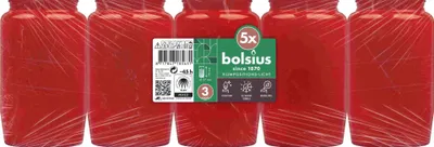 Produktbild von Grablicht Öllicht Nr. 3 rot ohne Deckel 5er Pack
