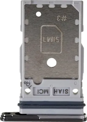 Produktbild von Clappio, Ersatzteil SIM-Kartenhalter für Samsung Galaxy S23 / S23 Plus, Schwarz