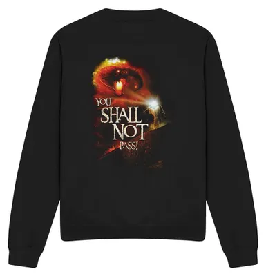 Produktbild von Lord Of The Rings - "You Shall Not Pass" Sweatshirt für Herren/Damen Uni TV41114 (XXL) (Schwarz)
