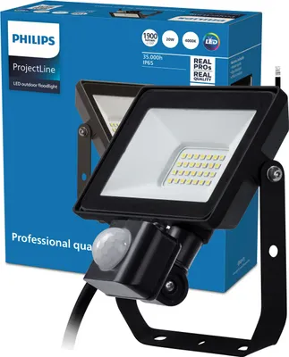 Obrázek produktu pro Philips Světlomet, Černá, IP65, Kov, I, Držák ve tvaru U, 20 W