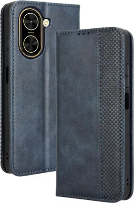 Produktbild von Xiaomi Redmi A5 (173mm) Hülle - Coverup Vintage Style Klapphülle - Blau