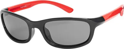 Produktbild von Jungen Mädchen Kinder Sonnen Brille Designer Modern Cool Abgefahren 30460 Schwarz-Rot