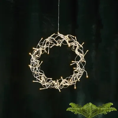 Zdjęcie produktu dla Star Trading Curly kranssi, 30 cm, hopea