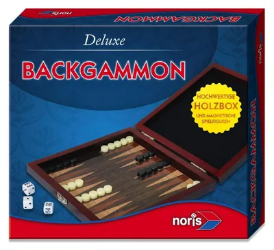Obrázek produktu pro Noris Deluxe Travel Game Backgammon, Stolní hra, Tradiční, 6 rok/roky