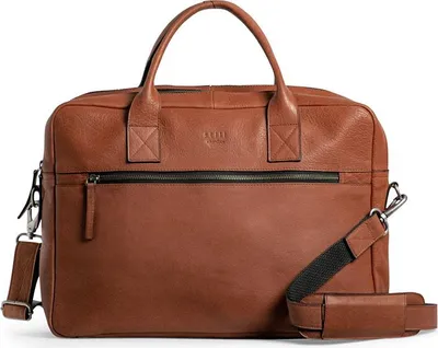 Productafbeelding van Still Nordic Stillclean Brief 2 Room 15" Laptoptas Cognac