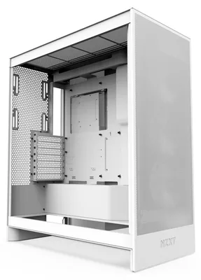 Produktbild von NZXT H7 Flow, Midi Tower, PC, Weiß, ATX, EATX, micro ATX, Mini-ITX, SGCC, Gehärtetes Glas, 18,5 cm
