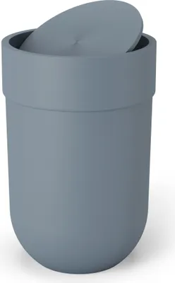 Immagine prodotto di Umbra Schwingdeckelabfalleimer Touch, Kunststoff, Schieferblau, 6 L, 023269-1050