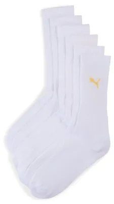 Produktbild von Puma Crew Socken 3er-Pack mit flacher NASA Zehennaht und gepolsterter Sohle