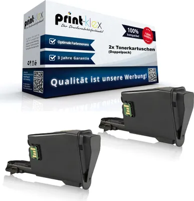 Produktbild von 2x Kompatible Tonerkartuschen für Kyocera FS1041 FS1220 MFP FS1320 MFP 1T02M50NL0 TK-1115 TK 1115 TK1115 Black Schwarz - Office Plus Serie