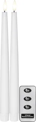 Image de STAR TRADING LED Kerze "Flamme Slim" 2er Set 411655 7391482072795