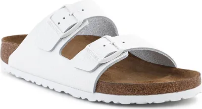 Produktbild von Birkenstock 1025061 Uni Tieffussbett-Pantolette Arizona Weiss, Weiss, Gr. 37