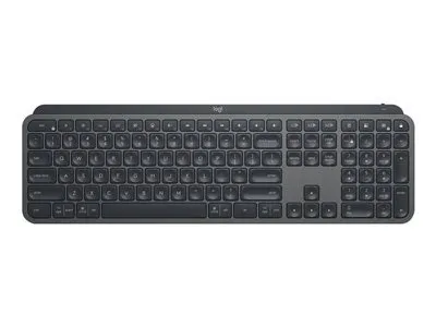 Obrázek produktu pro Logitech Master MX Keys Combo for Bussiness, Bezdrátový, RF bezdrátové + Bluetooth, Nůžkový spínač, QWERTY, LED, Grafit