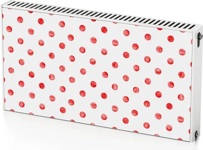 Produktbild von Punkte – Magnetische Heizkörperabdeckung – 110x60 cm – Magnet Heizkörperabdeckung – 3D Würfel – Heizkörperverkleidung – Magnetische Wandverkleidung – Wetterfest
