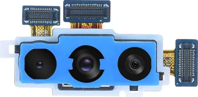 Immagine prodotto di Clappio, modulo fotocamera posteriore di ricambio + cavo flessibile per Samsung Galaxy A50, colore nero