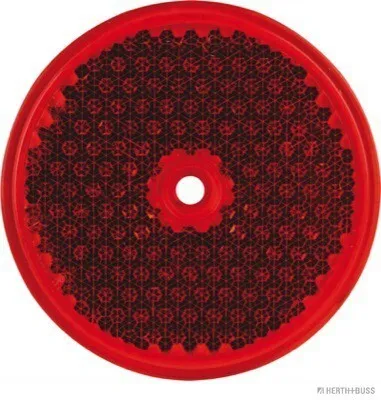 Immagine prodotto di Riflettore per auto rosso 82 mm con foro 6 mm