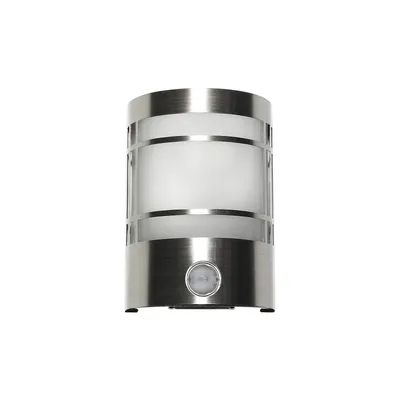 Produktbild von Außenleuchte mit Bewegungsmelder Edelstahl IP44 in Silber Wandlampe außen Eingang