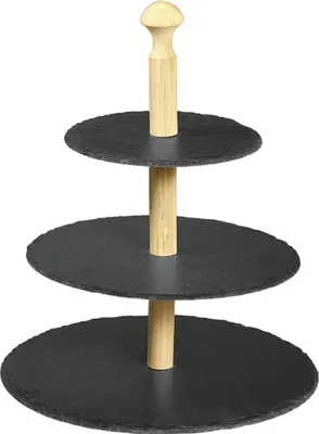 Produktbild von KESPER Etagere Schiefer 3-stöckig 111007 4000270381195