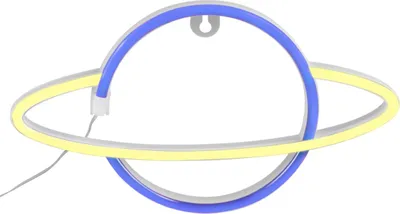 Immagine prodotto di Applique al neon a LED "Planeta Neon" bianca, 3 W, colorata, 255 lm, plastica, dimensioni: 17,5 x 30 x 1,5 cm, IP20, Polux