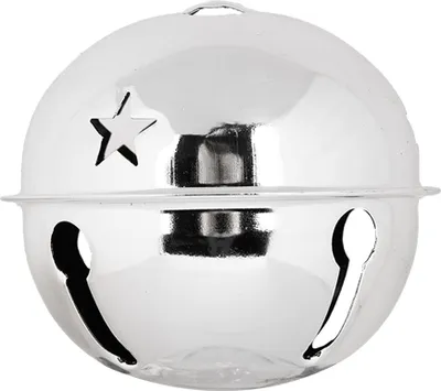 Image de Clayre & Eef Pendentif de Noël Sonnette Ø 5x4 cm Métal argenté
