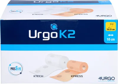 Produktbild von UrgoK2 Kompr.Syst.Knoechelumf.18-25cm 10cm breit, 1 St BIN