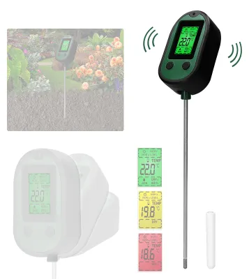 Zdjęcie produktu dla Wielofunkcyjny, precyzyjny tester pH gleby Tester wilgotności gleby / pH / temperatury Tester natężenia światła słonecznego Detektor gleby do sadzenia w ogrodzie Narzędzie do testowania pH gleby Ręczne urządzenie do wykrywania gleby