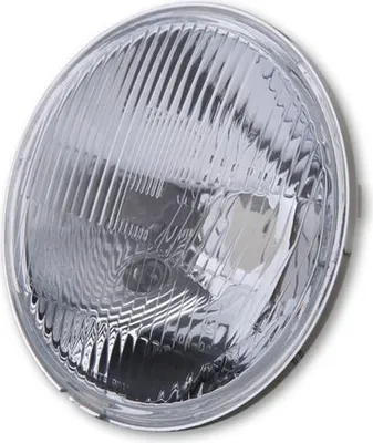 Image de HIGHSIDER smart H4 Insert de phare, verre gaufré, 7 pouces (176 mm) avec feu de position