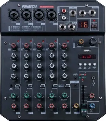 Produktbild von Fonestar MIX-6LIVE - 6-Kanal-Stereomischer mit Live-Streaming-Funktion