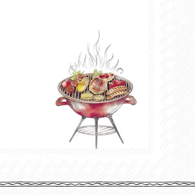 Produktbild von BBQ TIME Lunch-Servietten