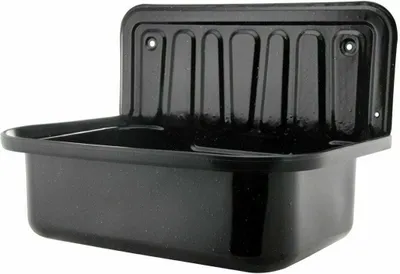 Zdjęcie produktu dla Zlew gospodarczy 490x370x340 mm stalowy emaliowany