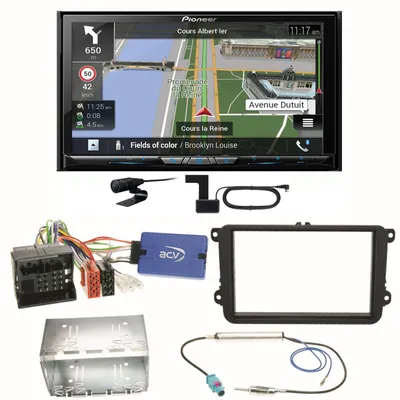 Produktbild von Pioneer AVIC-Z830DAB Bluetooth USB Einbauset für EOS Polo Caddy Amarok Scirocco