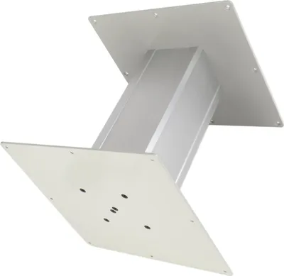 Image de Socle de table robuste en alliage d'aluminium télescopique, 310 à 720 mm, réglable pour camping-car ou yacht