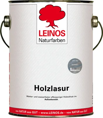 Produktbild von Wetterfeste Holzlasur für Außen 123 Friesenblau 2,50 Liter - offenporiger Holzschutz mit Filmschutz gegen Pilzbefall - für Fenster, Türen, Zäune & Pergolen - wasserabweisend, lasierend