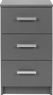Produktbild von Inter Link Kommode Elenzio 3 Schubladen grau