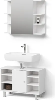 Produktbild von Badmöbel-Set Livinity Fucino Weiß 2-teilig, Model 52598